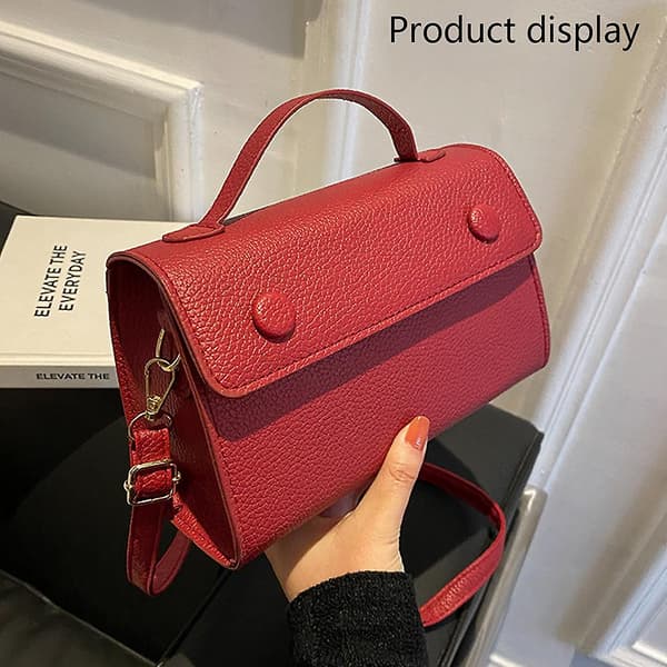 Trendiga axelväskor för kvinnor, designerhandväska med justerbar rem