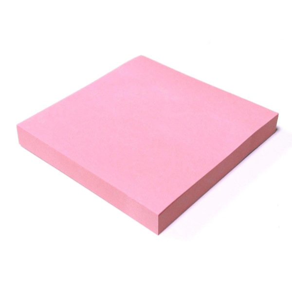 400 Pastellfärgade Flyttbara Sticky Notes 76x76mm 4 Block Med 100 Ark - Blå, Rosa, Grön, Gul