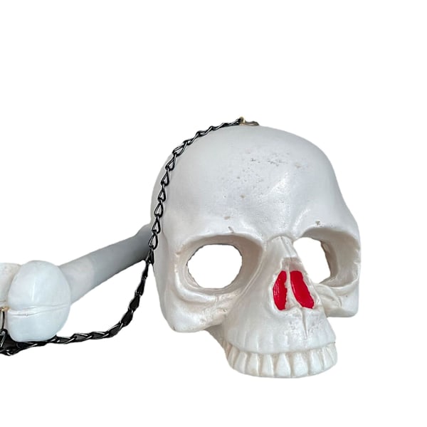 Halloween Skräckfigur Skräckande Spöke För Huvudkonst Ornament Hantverk Skrivbord För Inomhus Utomhus Trädgård Gräsmatta Dekoration