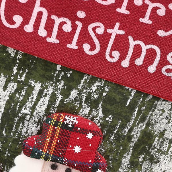 Juldekorationer Julstrumpa Presentpåse Röd Tomte
