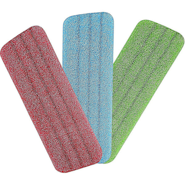 Spraymopp Mikrofiberdynor, Mikrofiber Rengöringsdynor Kompatibla Med Spraymoppar Och Revealmoppar Tvättbara, 42 X 14 Cm, 3 Stycken
