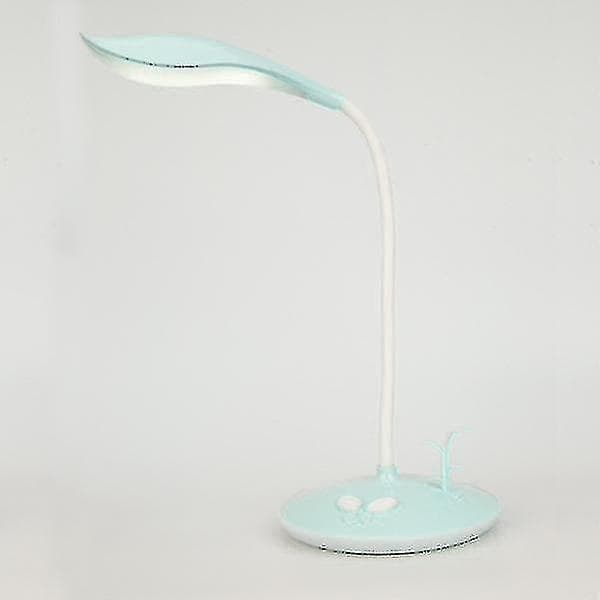 Nattlys Omgivelsesbelysning USB Øyebeskyttelse Student Lesebordlampe Blå