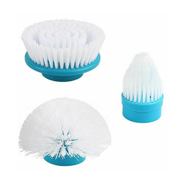 Spin Scrubber Starlight 3-pack ersättningsborsthuvuden för elektriska rengöringsborstar för badrum, kakel, golv, väggar, dusch, badkar och kök