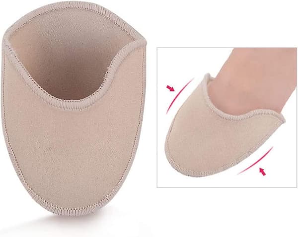 Ouch bag tåskydd skyddande tåskydd för hälbalett tåskor magdans 1 par
