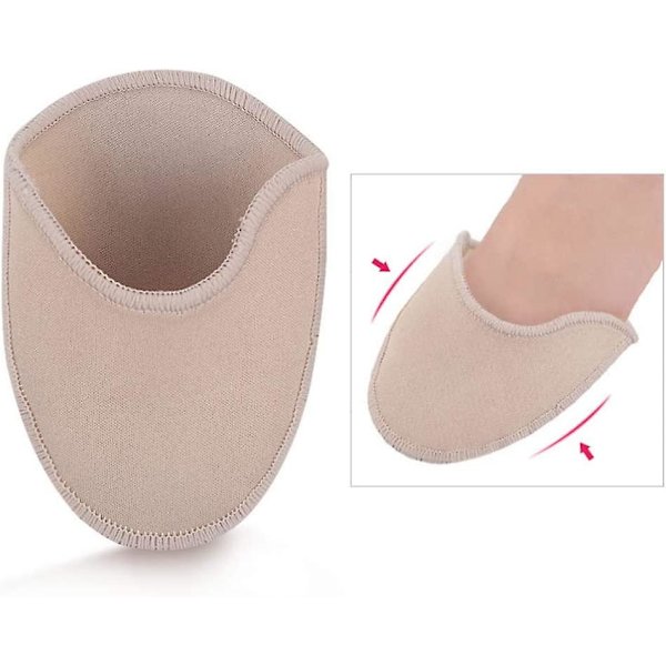 Ouch Pouch tåskydd, skyddande tåskydd för hälbalett, spetsskor, magdans, 1 par, 10 x 9,5 cm