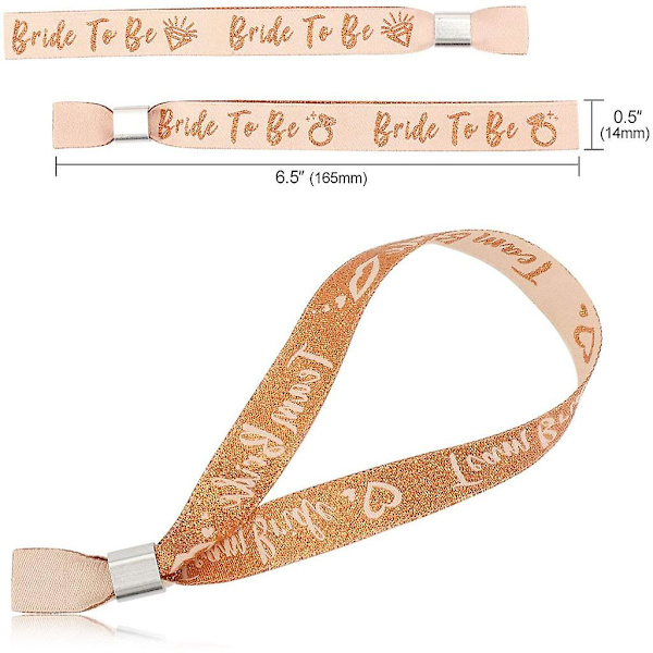 16 st. möhippefest-armband, bröllopsfest-armband, möhippefest