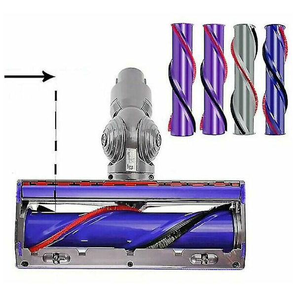 Rullborste för Dyson V7 dammsugare, jämfört med del G 966821-01gåva