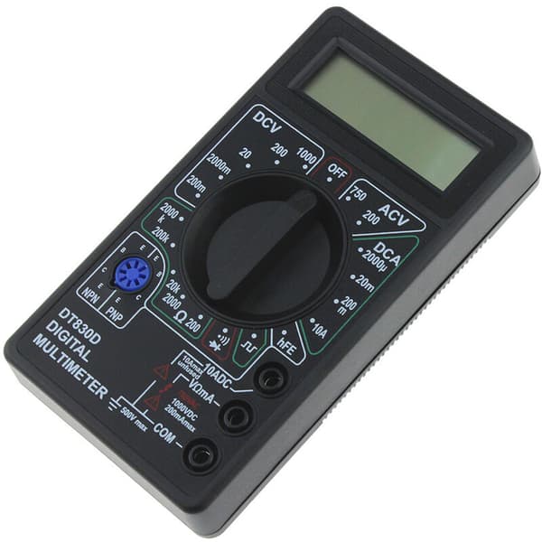 Triumph DT830D Digital LCD-skärm Multimeter, Voltmeter Ammeter AC/DC Meter Tester