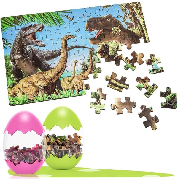 Dinosaurie-pussel Dinosaurieägg Barnleksaker och presenter
