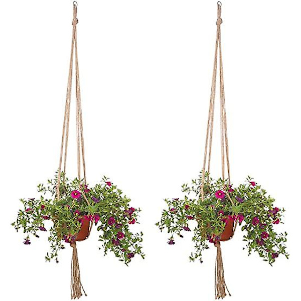 10 st Växt Hängare Blomkruka Växthållare För Inomhus Utomhus Dekorationer 90cm