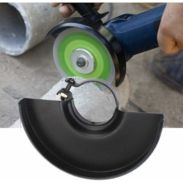 Vinkelslipmaskin Säkerhetsvinkelslipmaskinsskydd Vinkelslipmaskinskydd för 125 Vinkelslipmaskin Elverktyg Tillbehör Svart 2-pack T-Audace