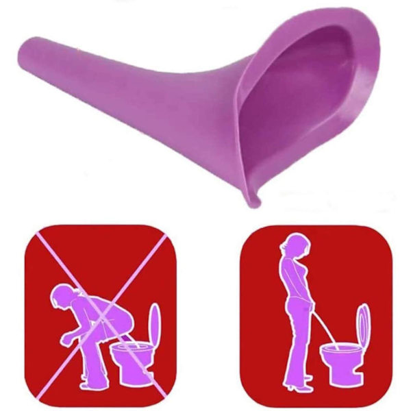 2 st kvinnlig urinal kvinnlig urinering enhet stå upp kissa återanvändbar kvinnor kissa tratt bärbar urinal för resor camping utomhus