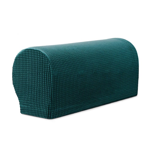 Fåtölj armstödsöverdrag, stretch fåtölj soffarmstödsskydd halkfri spandex polyester soffa fåtölj armlocksskydd överdragGrön