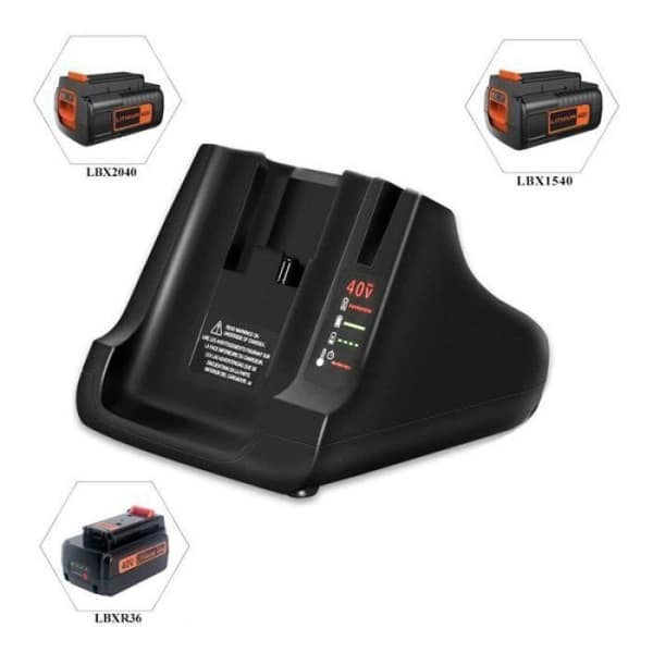 Erstatningsoplader til Black + Decker 36V BL20362.
