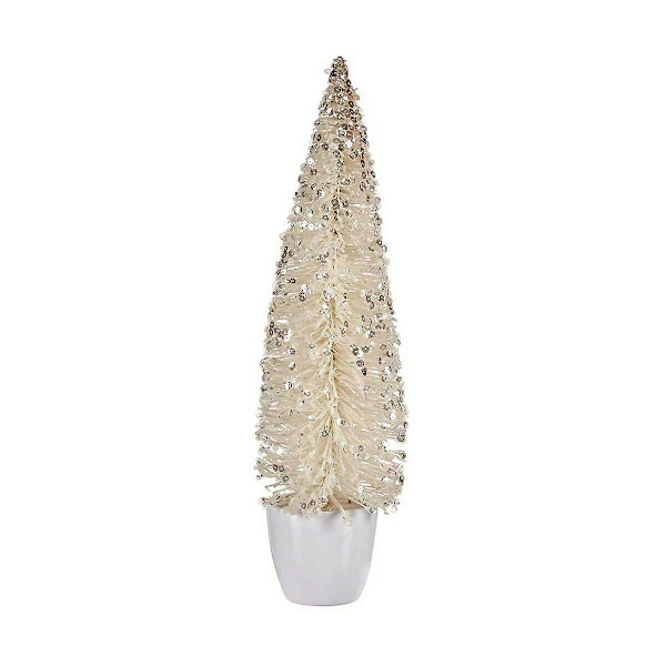 Stor Julgran 10 x 38 x 10 cm Vit Plast