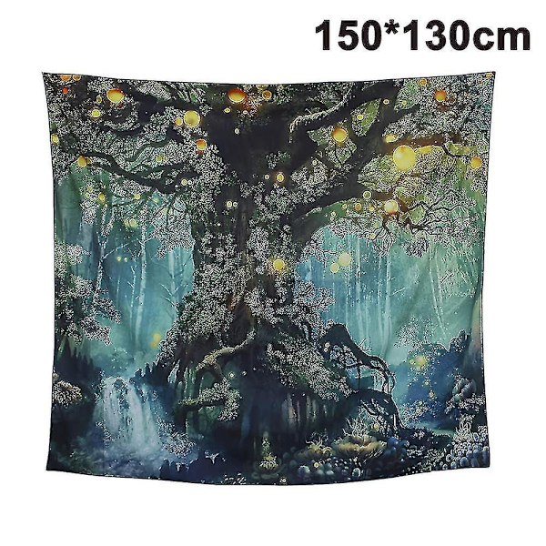 Blommig 3D väggbonad kreativ väggbonad-4（150*200cm，Stil 2）