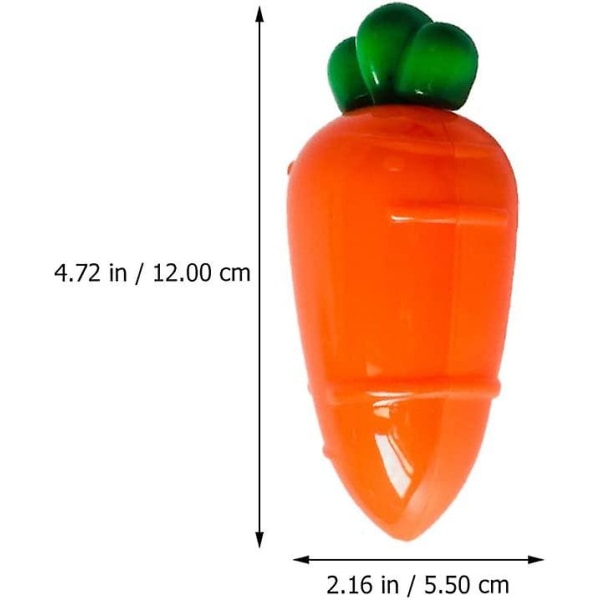 10 st påskplastbehållare i form av morötter, godislådor, tomma påfyllningsbara presentaskar, orange