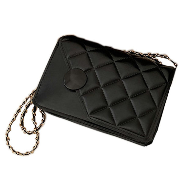 Crossbody-väskor för kvinnor, moderiktig axelväska med kedjerem, klassisk handväska