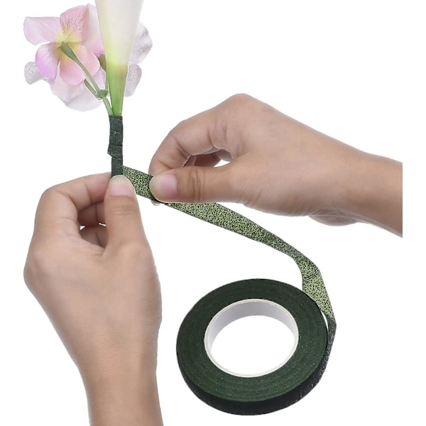 3 rullar floristtejp, självhäftande blomstertejp, Floratape för bukett, blomsterstjälksomslag, gör-det-själv-hantverk, girlang, bröllop