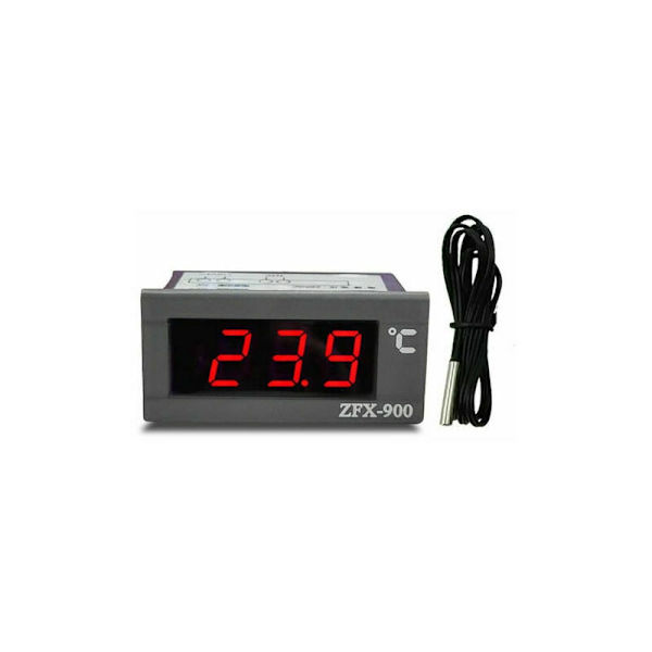 ZFX-900 temperaturdisplay med integrerad intelligent digital temperaturmätare för kylskåp, frysar