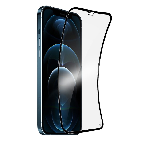 Skärmskydd för Apple iPhone 12 Pro Max Fingeravtrycksresistent - Svart-1