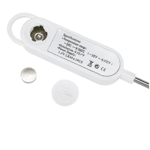 Digital kökstermometer Matttermometer Omedelbar Lång Sond Lcd Stor Skärm Termometer Yo