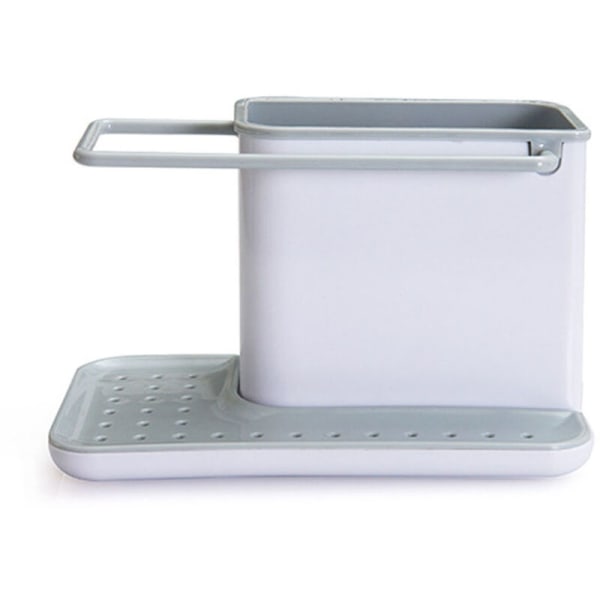 Köksredskap Förvaring Svamphållare Organizer för diskbänk Förvaring Organizer Köksredskapshållare för diskbänk grå