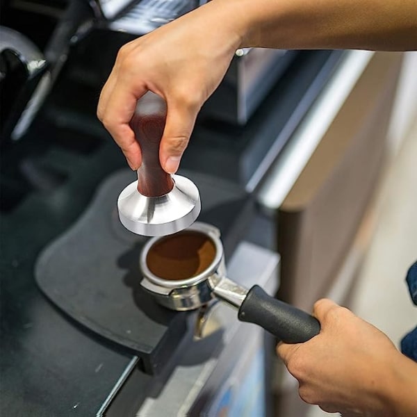 Espressotamp 51mm brun