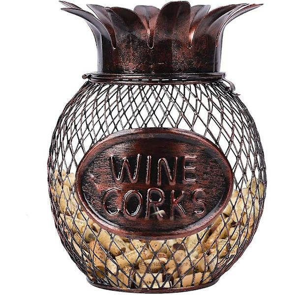 Spargris Gris Stor Mynträknare Sparbössa, Ananas Vinkrog Samlare