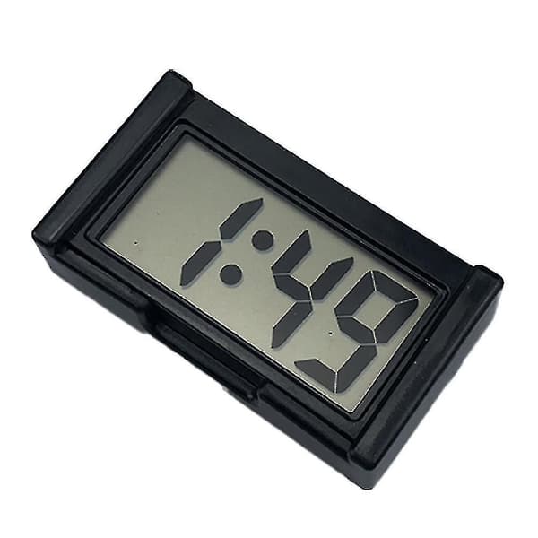 Självhäftande LCD-bilinstrumentbräda digital klocka med kalenderdisplay