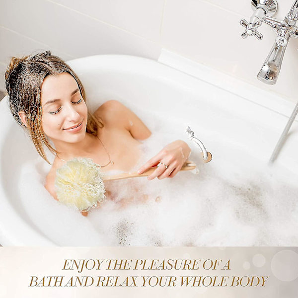 Toem Loofah Ryggskrubb för Dusch | Infunderad med Bambukolfiber | |-26