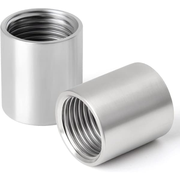 3/4\" rustfrit stål gevind hun lige fitting, 304 rustfrit stål lige forbindere, hun rørfittings, 5 stk. (DN20)