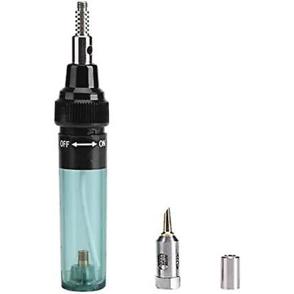 8ml 1300 Bärbar Sladdlös Uppladdningsbar Butangas Svetsbrännare (Transparent)