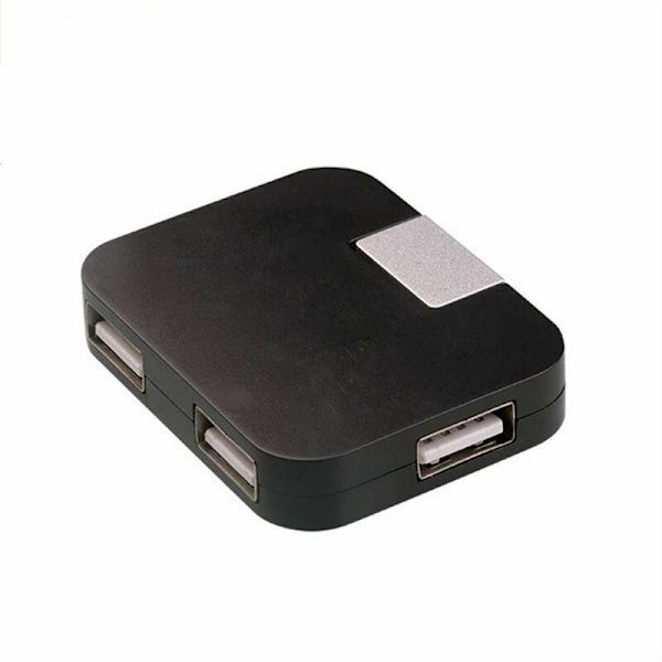 USB Hub 2.0 Roterbar USB til USB Splitter til Windows PS3, Xbox, Wii, PC, Mac, Bærbar, Mac Book, Tablet, Tablet (Sort)