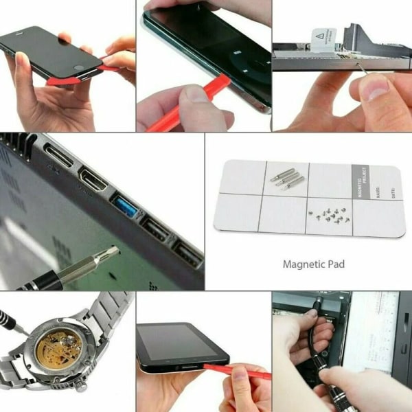 NYT 115 i 1 præcisionsmekanisk reparationsværktøjssæt til elektronik smartphone laptop
