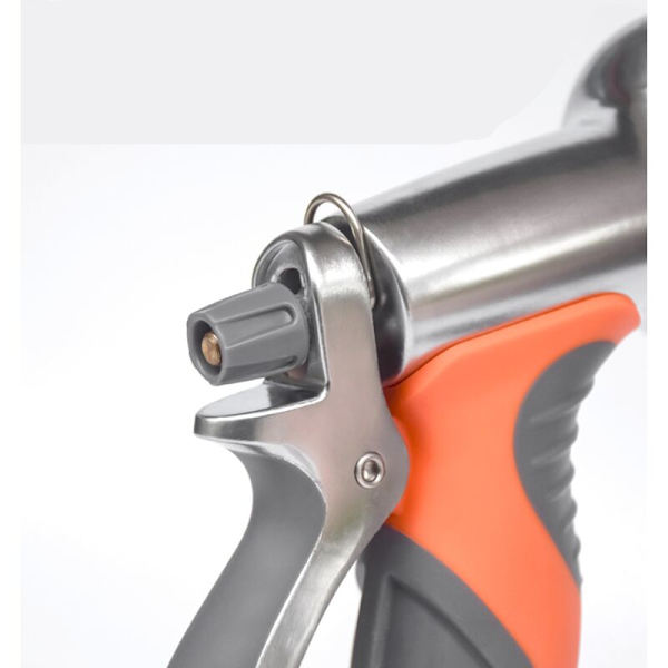 Trädgårdsduschspridare Läge Metall Multi Bevattning Trädgård Handhållen Dusch Metall Trädgårdsslang Spraypistol för Bevattning Biltvätt Husdjursbad Hushåll