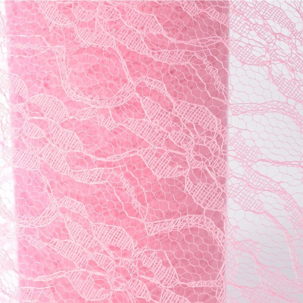 30 cm x 10 Yards Vintage bånd Netting Stof Tyl Ruller til blonder Bordløber Stol Sashes DIY Bryllup Brude Brude Brusebad dekorationer, Pink