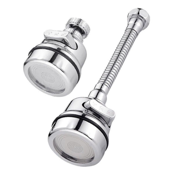 Kranmunstycksförlängare Vattenspridare Kran 3-lägesblandare Aerator Kökstillbehör Adapter Aerator Sprayer Batterisparare Aerator Filter