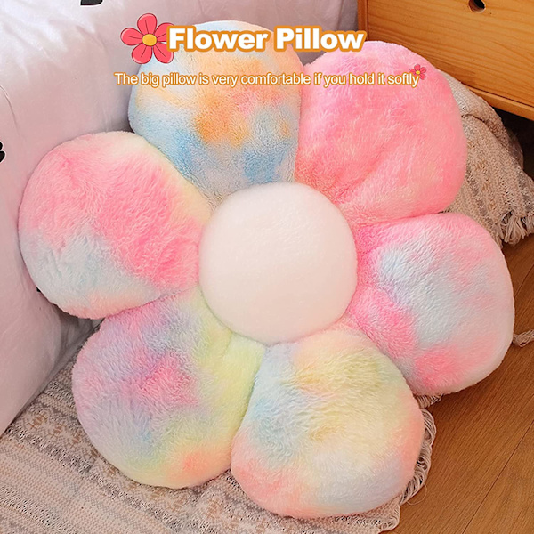 Rainbow Series Blommig Kaschmir Soffa Kudde 50cm