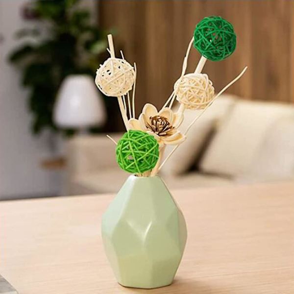 5 st Wicker Rattan Bollar Kreativa Sepak Takraw Vävd Boll För Bröllopsfest/julklapp Dekoration/diy Heminredning slumpmässig