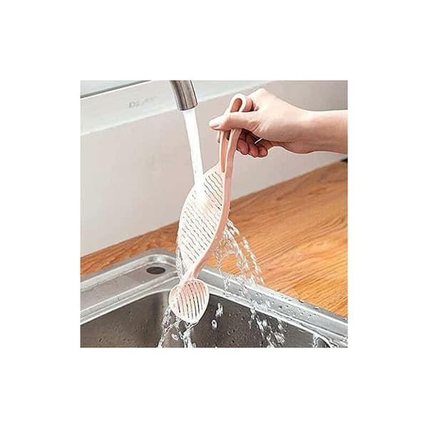 Sæt med 2 plastik rengøringskurve til ris, ris, afløb osv.