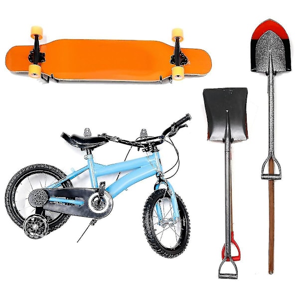 Garagekrokar Heavy Duty 4-pack, Garageförvaringskrokar, Väggmonterade garagehängande krokar för cykel, stege