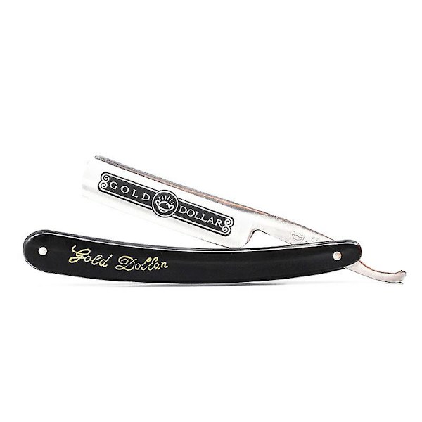 金元66 Classic Steel Rak Kant Salon Rakapparat (svart + silver)