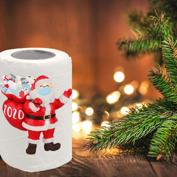 1-pack Julpynt Presentpapper Jultomten 1 Rulle 500 Julpapper