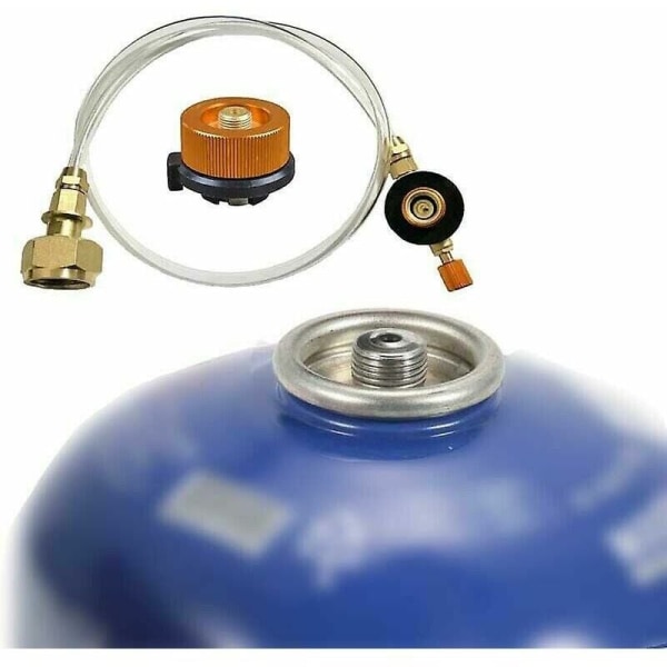 Gasadapter slang set anslutning gaspatron för campingspisadapter