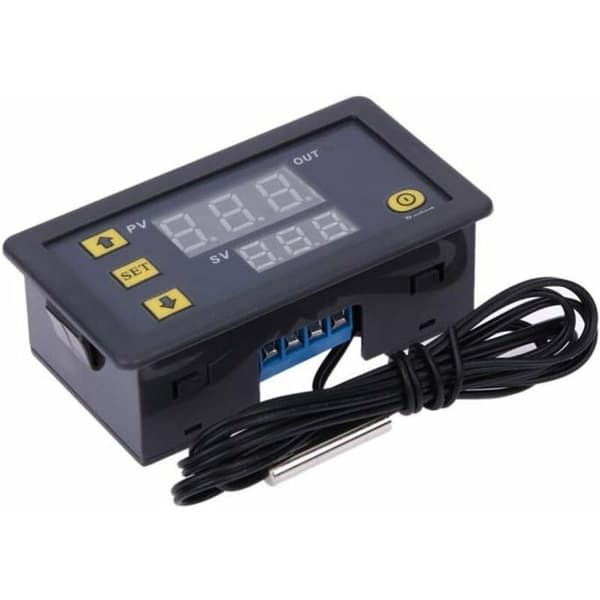 12V 20A W3230 LCD Digital Termostat Controller Regulator Højtemperaturalarm