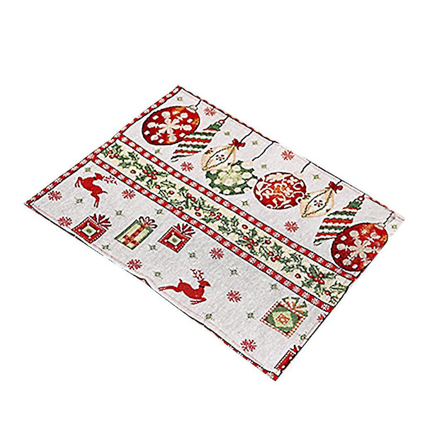 Julgranspynt Stickade Tyg Matta Kreativa Juldekorationer