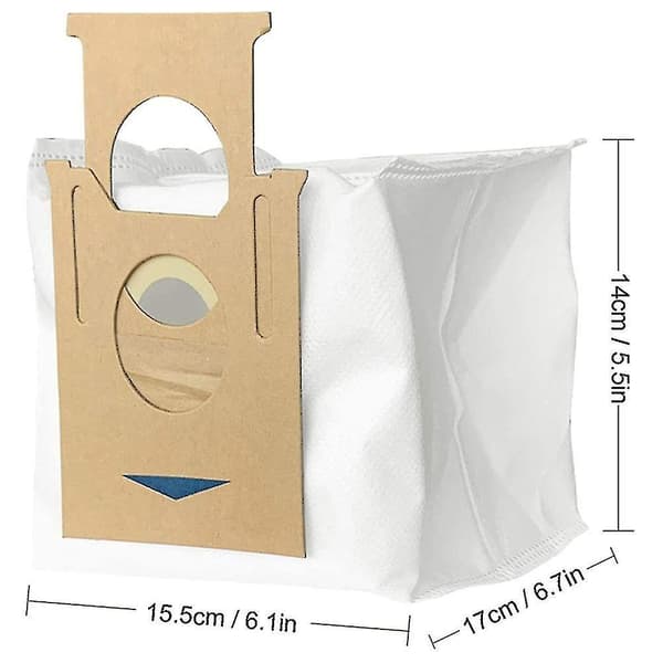 4-pack dammsugarpåsar för Ecovacs Deebot Ozmo T8 Aivi T8 Max