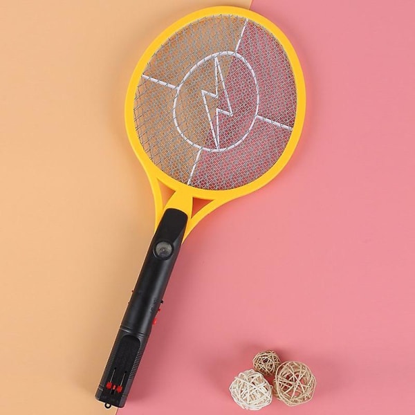 3000 Volt Elektrisk Flugsmällare Racket | Mini Bug Zapper Utomhus | Flugdödare Elektrisk Säker Att Använda | Tillverkad Av Hållbart ABS-Material