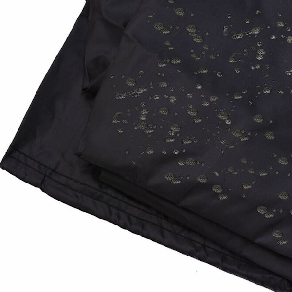 Bcc Gas Grill Cover 100% Vattentät och Vindtät Svart Oxford Grillöverdrag med Dragsko för Golvmontering (S, 145 x 61 x 117 cm)
